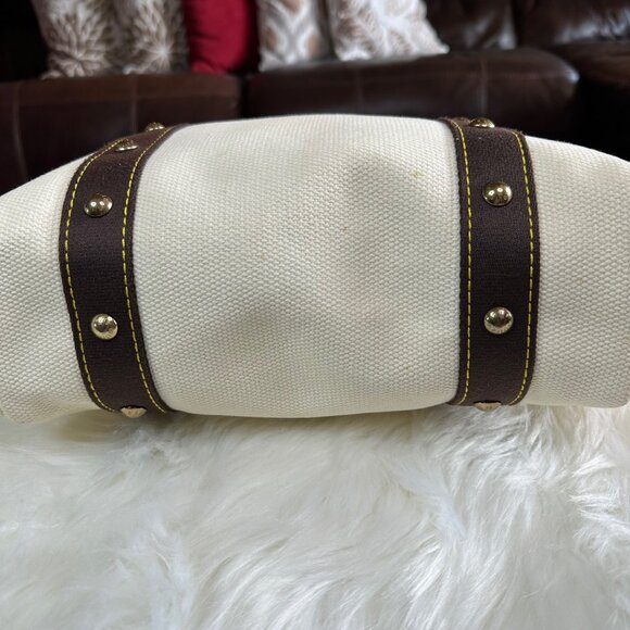 Authentic Louis Vuitton Antigua Cabas MM Canvas Tote Bag - Picture 10 of 16